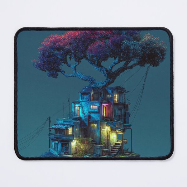 Item preview, A Cyberpunk Treehouse designed and sold by CLEARART7.