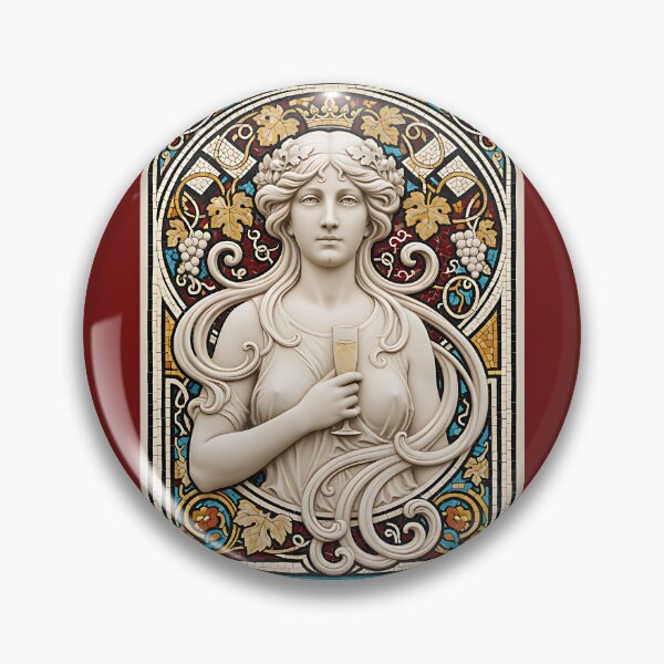 Item preview, J’aime Reims France – Art Nouveau Champagne Mosaic designed and sold by FrancophileFun.