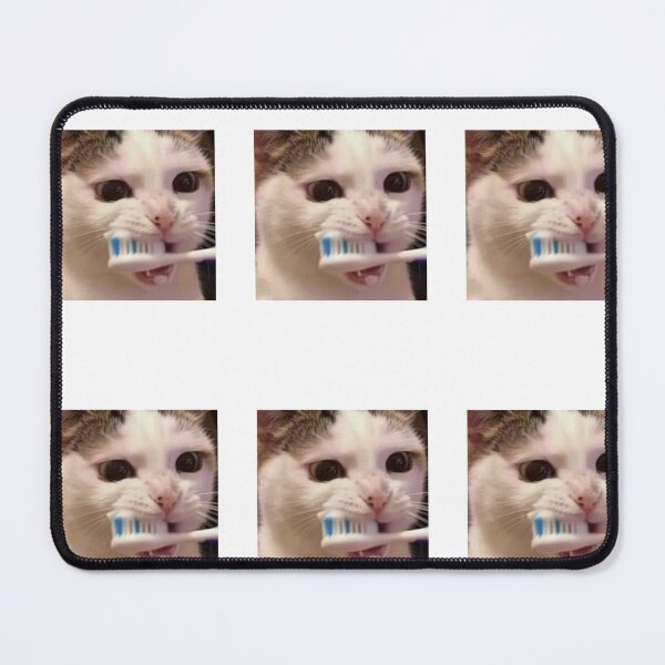 Item preview, Funny Cat Brushing Teeth Aesthetic designed and sold by Fati-army.
