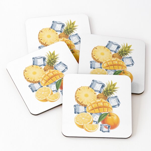 Item preview, Yellow Fruit Ice Illustration Bright Summer Food Art designed and sold by EM&Maker.