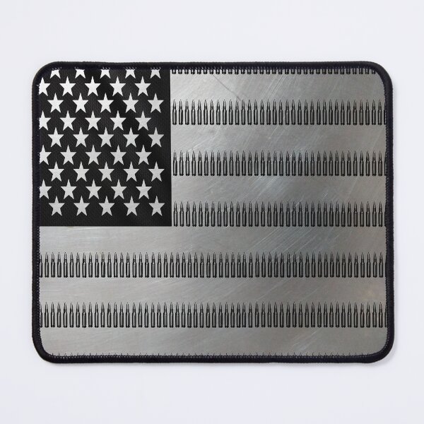 Item preview, Ammunition Stripe American Flag – Black and Silver USA Flag Design designed and sold by artistwill.