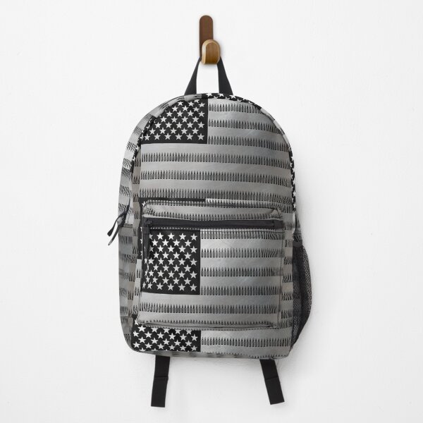 Item preview, Ammunition Stripe American Flag – Black and Silver USA Flag Design designed and sold by artistwill.