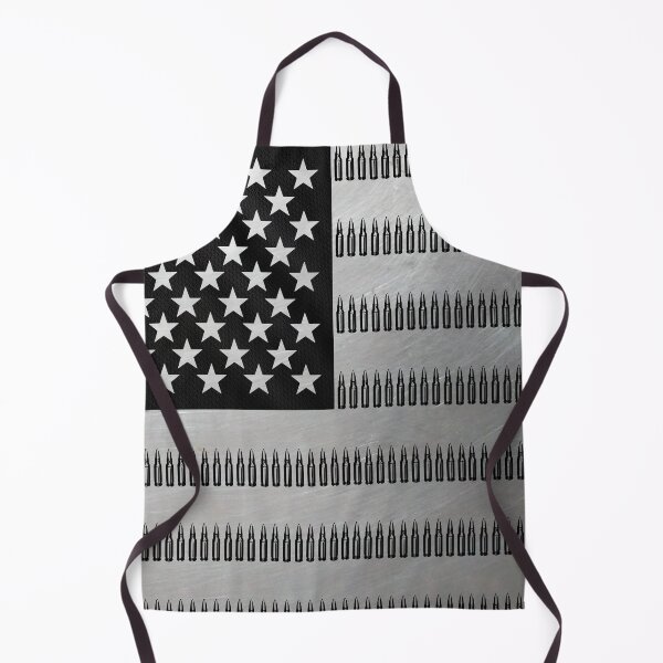 Item preview, Ammunition Stripe American Flag – Black and Silver USA Flag Design designed and sold by artistwill.