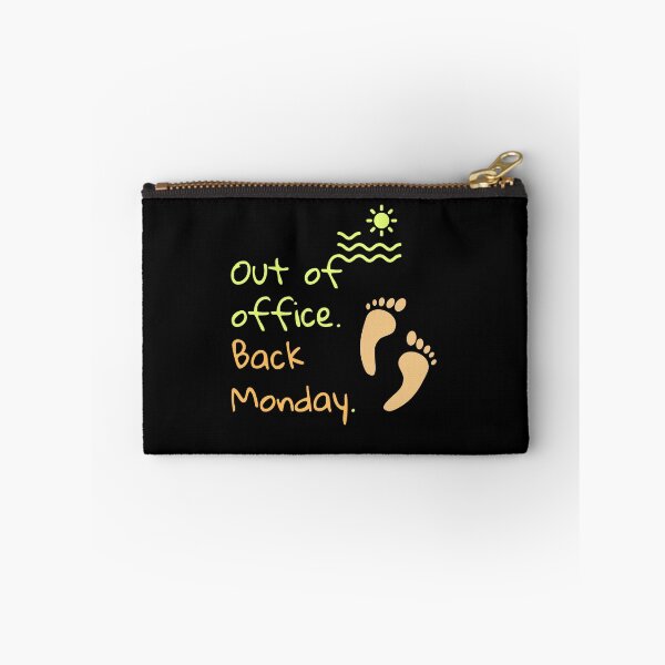 Item preview, Out of Office Back Monday – Minimal Vacation Quote designed and sold by MK-Charlie.