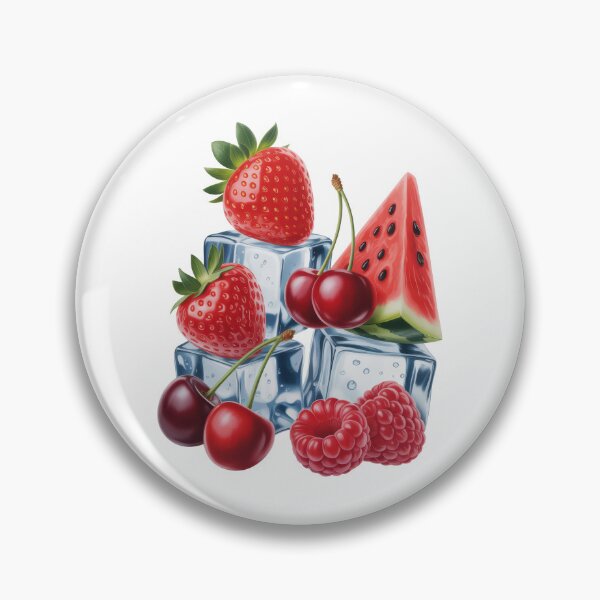 Item preview, Red Fruit Ice Illustration Fresh Summer Food Art designed and sold by EM&Maker.