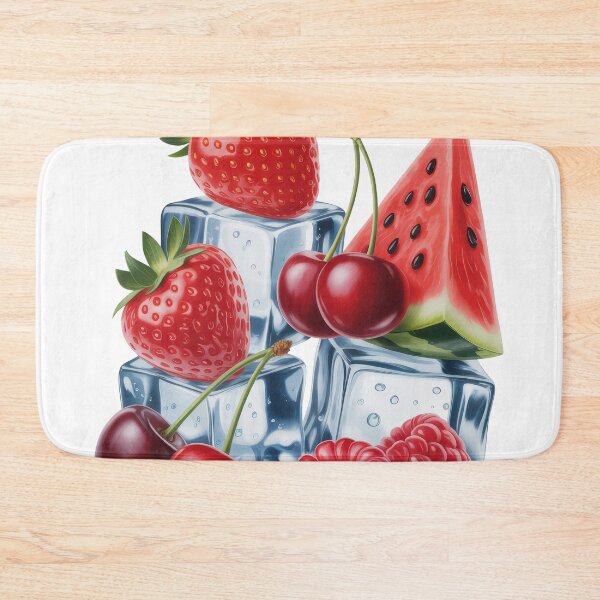 Item preview, Red Fruit Ice Illustration Fresh Summer Food Art designed and sold by EM&Maker.