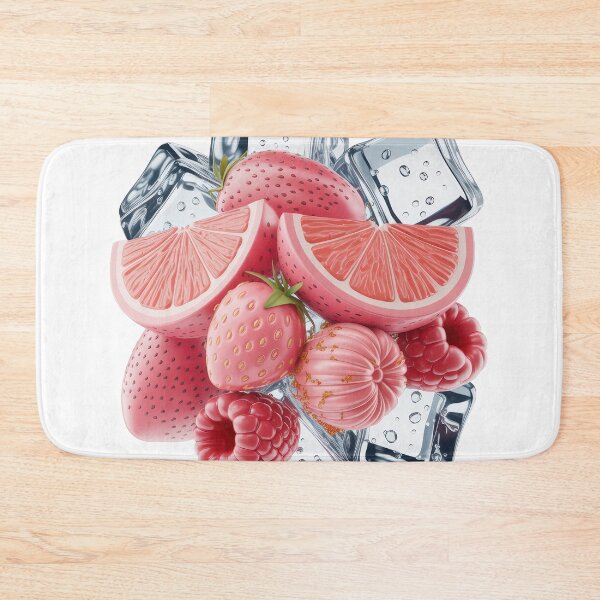 Item preview, Pink Fruit Ice Illustration Fresh Pastel Summer Art designed and sold by EM&Maker.