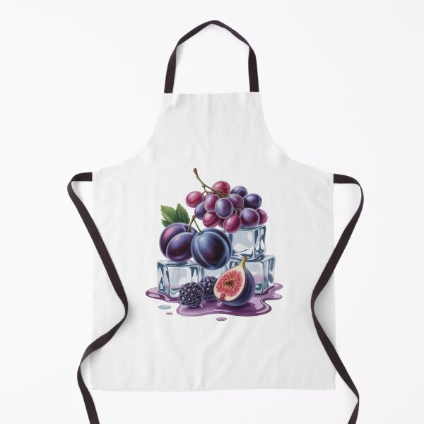 Item preview, Purple Fruit Ice Illustration Elegant Summer Food Art designed and sold by EM&Maker.