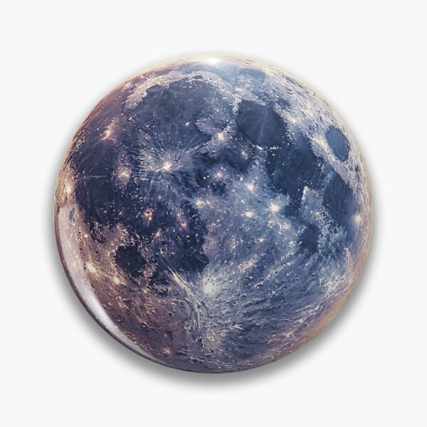 Item preview, Mystical Realistic Full Moon Sticker - Hyper Detailed Lunar Glow designed and sold by spiritual-vibes.
