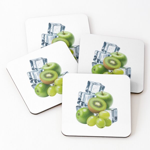 Item preview, Green Fruit Ice Illustration Fresh Healthy Food Art designed and sold by EM&Maker.