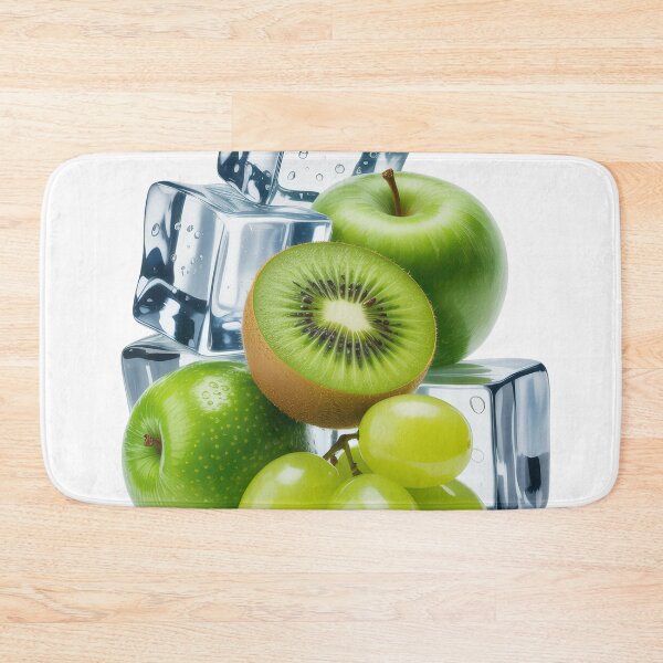 Item preview, Green Fruit Ice Illustration Fresh Healthy Food Art designed and sold by EM&Maker.