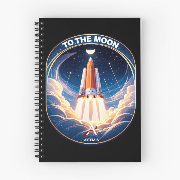 Item preview, To the Moon – Artemis Rocket Launch designed and sold by arthook.