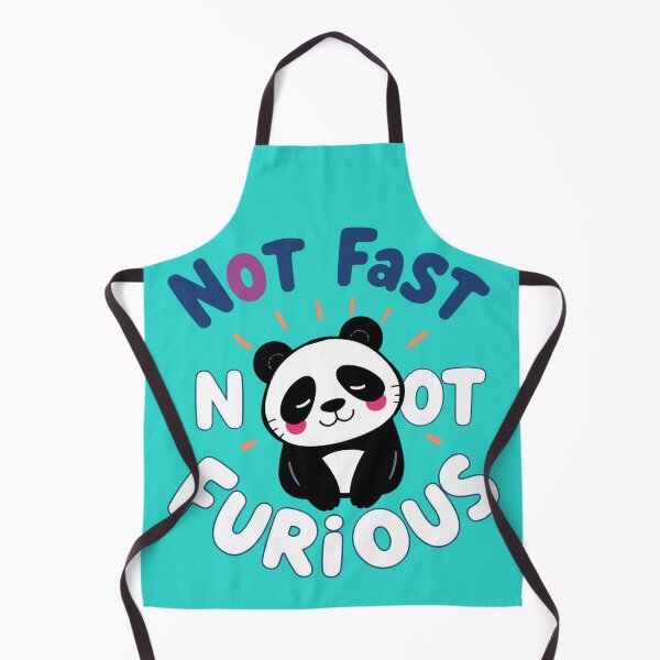 Item preview, Not Fast Not Furious – Chill Panda Funny Parody Design designed and sold by Sparkofart07.