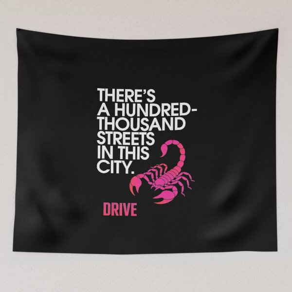 Item preview, Drive Movie - Scorpion Minimal Neon Poster designed and sold by Enea Kelo.