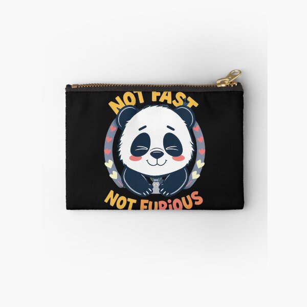 Item preview, Not Fast Not Furious – Chill Panda Funny Parody Design designed and sold by Sparkofart07.