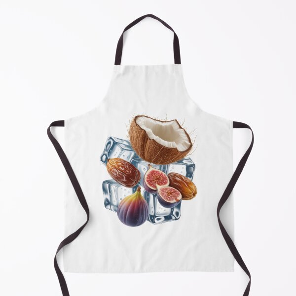 Item preview, Brown Fruit Ice Illustration Natural Minimal Food Art designed and sold by EM&Maker.