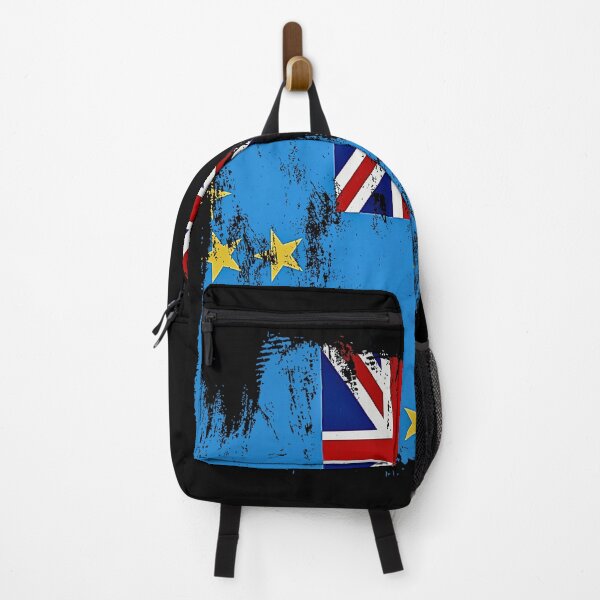 Item preview, Grunge Tuvalu Flag – Distressed Island Nation Pride Design designed and sold by Danny-Arts1.