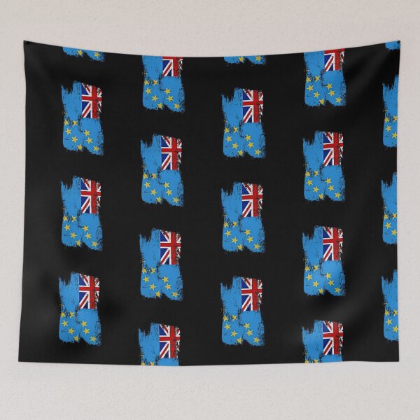Item preview, Grunge Tuvalu Flag – Distressed Island Nation Pride Design designed and sold by Danny-Arts1.