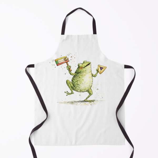 Item preview, Happy Purim Frog Funny Queen Esther Hamantashen Costume designed and sold by Golda's Challah-Day.
