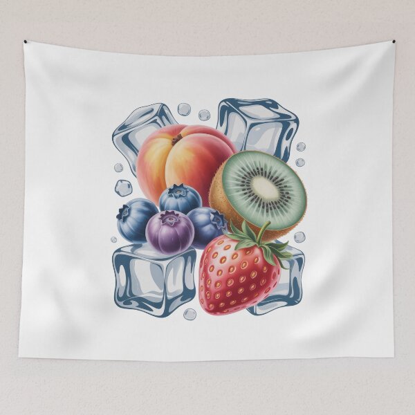 Item preview, Pastel Fruit Ice Illustration Soft Color Summer Art designed and sold by EM&Maker.