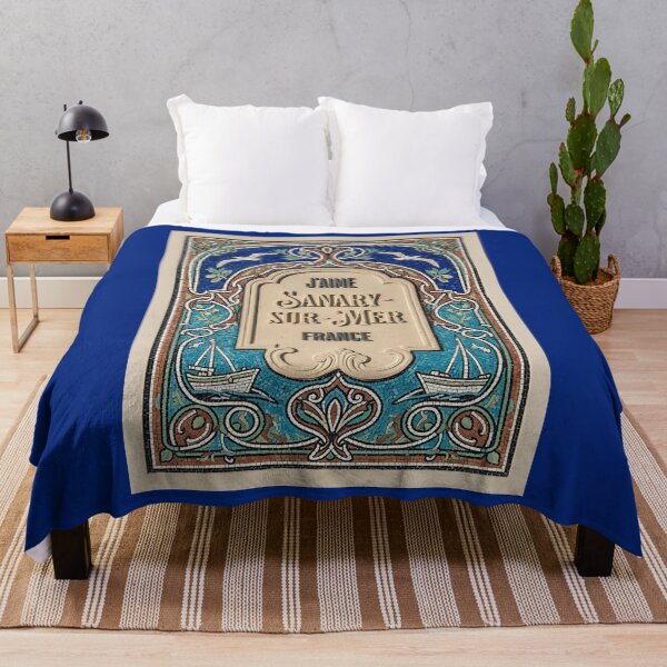 Item preview, J’aime Sanary-sur-Mer France – Mediterranean Mosaic Art designed and sold by FrancophileFun.