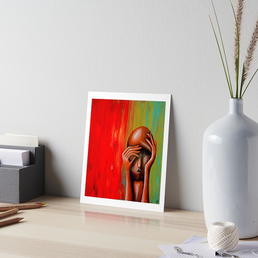Item preview, Art Board Print designed and sold by musingsofmann.