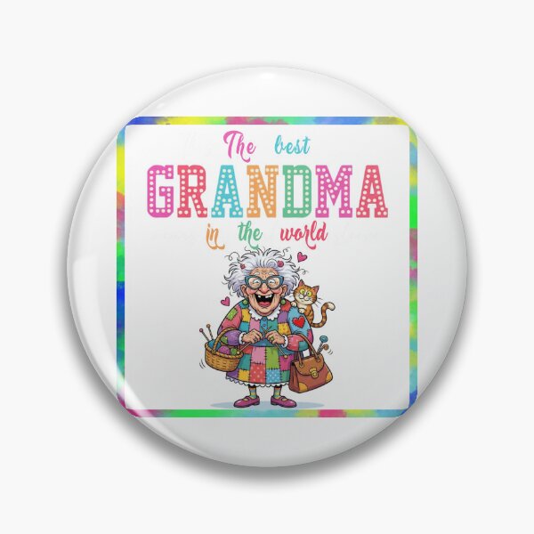 Item preview, The best grandma in the world designed and sold by ellineR.