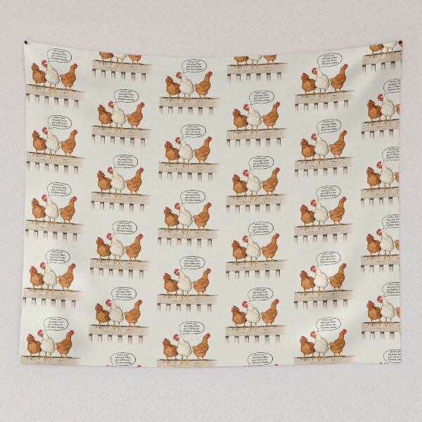 Item preview, Chickens Humor, Ruffled Her Feathers, Big Mouth, Hard Feelings designed and sold by JoyfulWhimsy.