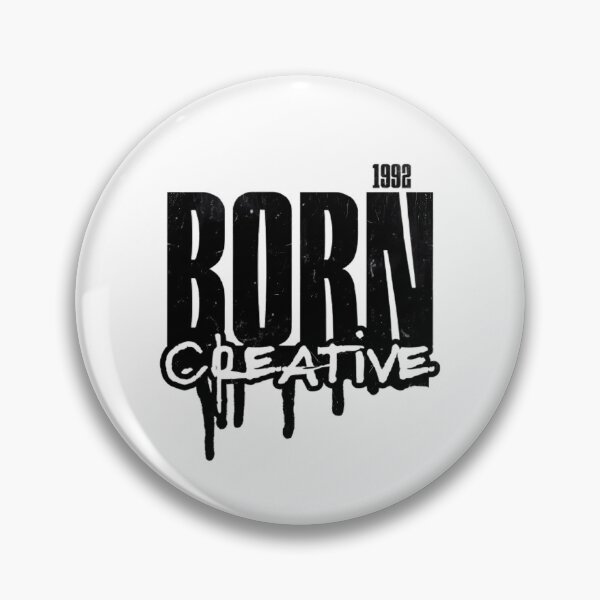 Item preview, BORN CREATIVE 1992 – Street Typography Design designed and sold by SoftMintDesigns.