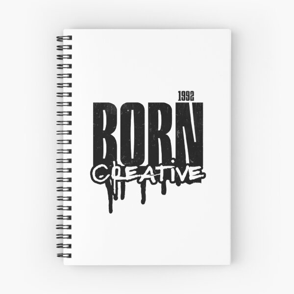 Item preview, BORN CREATIVE 1992 – Street Typography Design designed and sold by SoftMintDesigns.