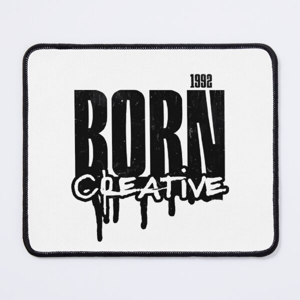 Item preview, BORN CREATIVE 1992 – Street Typography Design designed and sold by SoftMintDesigns.