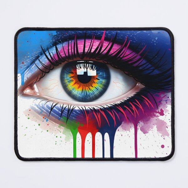 Item preview, Rainbow Eye – Color Splash Surreal Vision Art designed and sold by R-B-Colors.