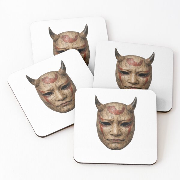 Item preview, Oni Mask Ghost Yotei inspired designed and sold by FeelTheDrawing.