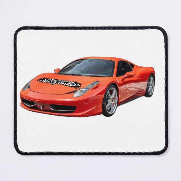Item preview, Red Ferrari 458 sports car with “Need for Speed Most Wanted” decal designed and sold by Artuer69.