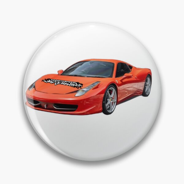 Item preview, Red Ferrari 458 sports car with “Need for Speed Most Wanted” decal designed and sold by Artuer69.