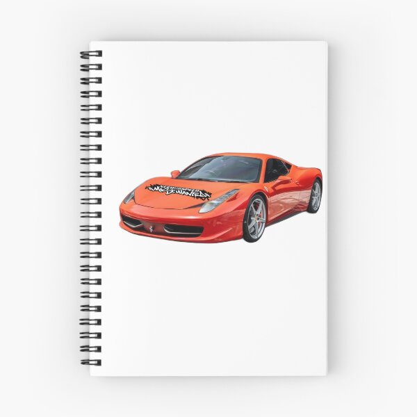 Item preview, Red Ferrari 458 sports car with “Need for Speed Most Wanted” decal designed and sold by Artuer69.