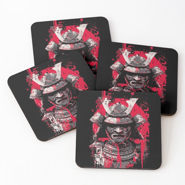 Artikelvorschau, Samurai Maske – Manga Anime Dark Art Illustration entworfen und verkauft von drizzd.