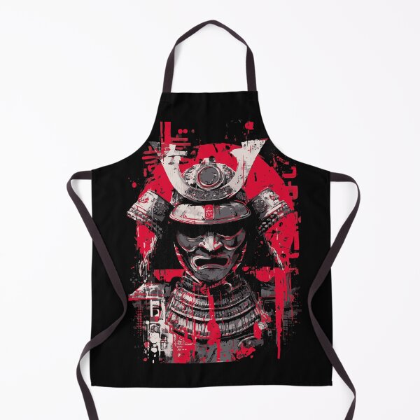 Item preview, Samurai Mask – Manga Anime Dark Art Illustration designed and sold by drizzd.