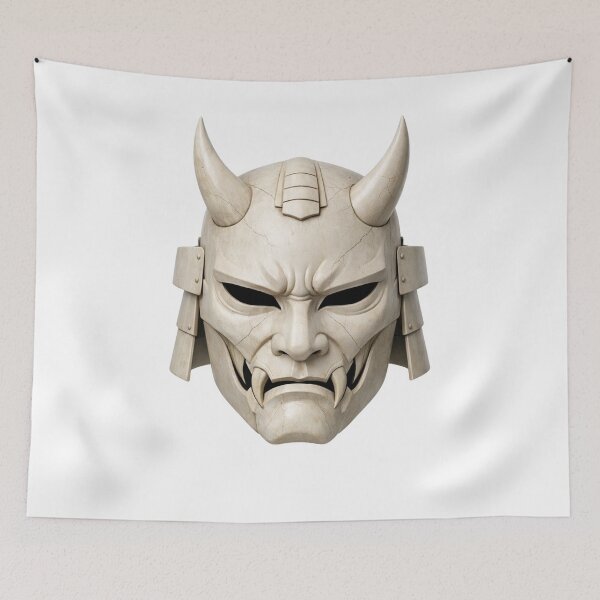 Item preview, Oni Mask Ghost Yotei inspired designed and sold by FeelTheDrawing.