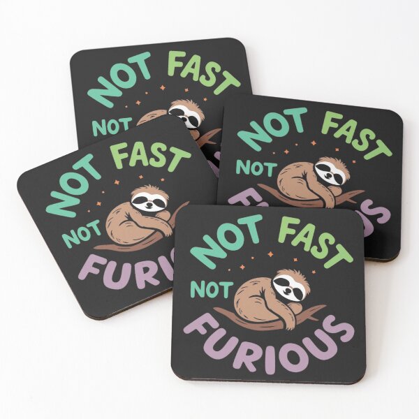 Item preview, Not Fast Not Furious – Chill Sloth Funny Parody Design designed and sold by Sparkofart07.