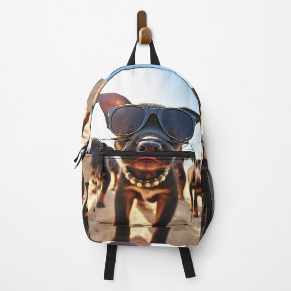 Item preview, Sunny Beach Puppies Vibes – Playful Summer Happiness Captured designed and sold by PixelVibe782.