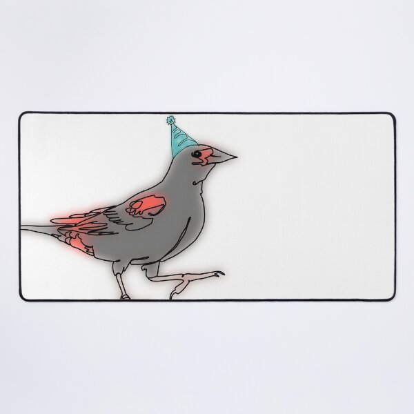 Item preview, Ruby the RedWinged Blackbird party Hat – animalzinhats designed and sold by Ashley’sAnimalz.