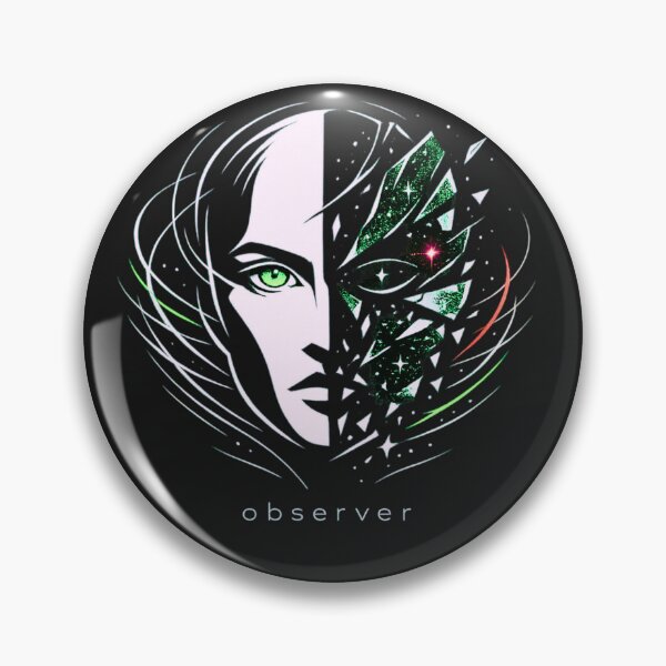 Item preview, Observer – Abstract Cosmic Identity Portrait designed and sold by AdicretorDesign.