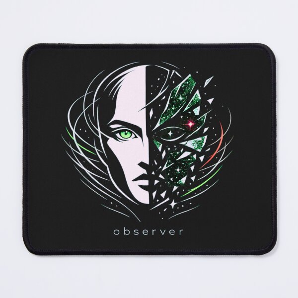Item preview, Observer – Abstract Cosmic Identity Portrait designed and sold by AdicretorDesign.