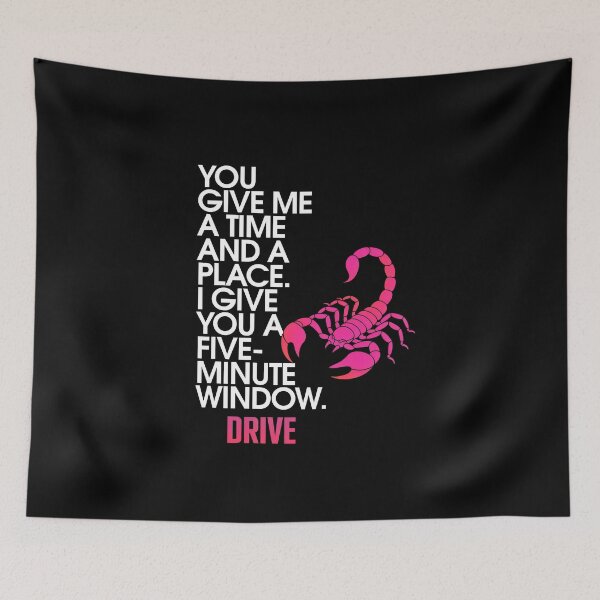 Item preview, Drive Movie - Scorpion Minimal Neon Poster designed and sold by Enea Kelo.