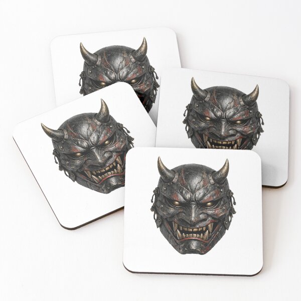 Item preview, Oni Mask Ghost Yotei inspired designed and sold by FeelTheDrawing.