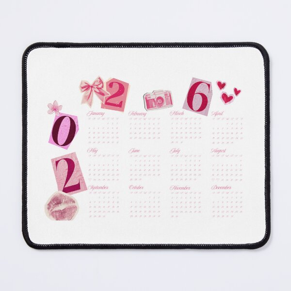 Item preview, 2026 Pink Calendar designed and sold by Offset Corner.