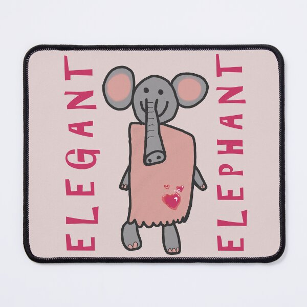 Item preview, Cartoon drawing of an elegant elephant with a felt-tip pen designed and sold by VitSArt.
