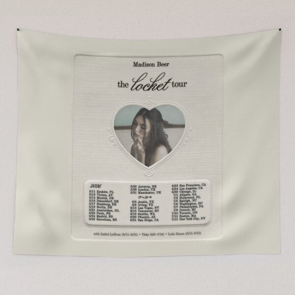 Item preview, the locket tour poster designed and sold by brighter days inc..