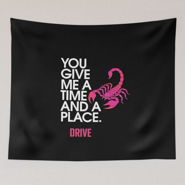 Item preview, Drive Movie - Scorpion Minimal Neon Poster designed and sold by Enea Kelo.